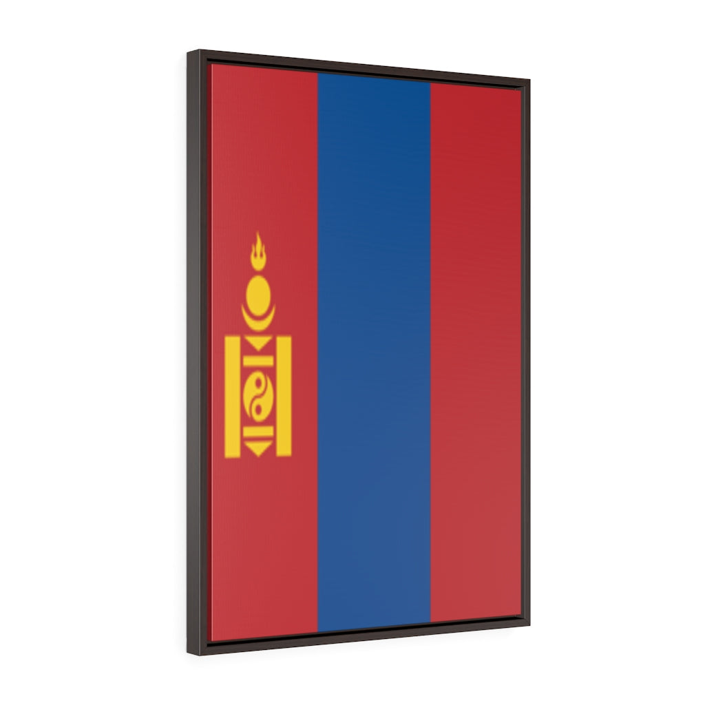 MONGOLIA Vertical Framed Premium Gallery Wrap Canvas