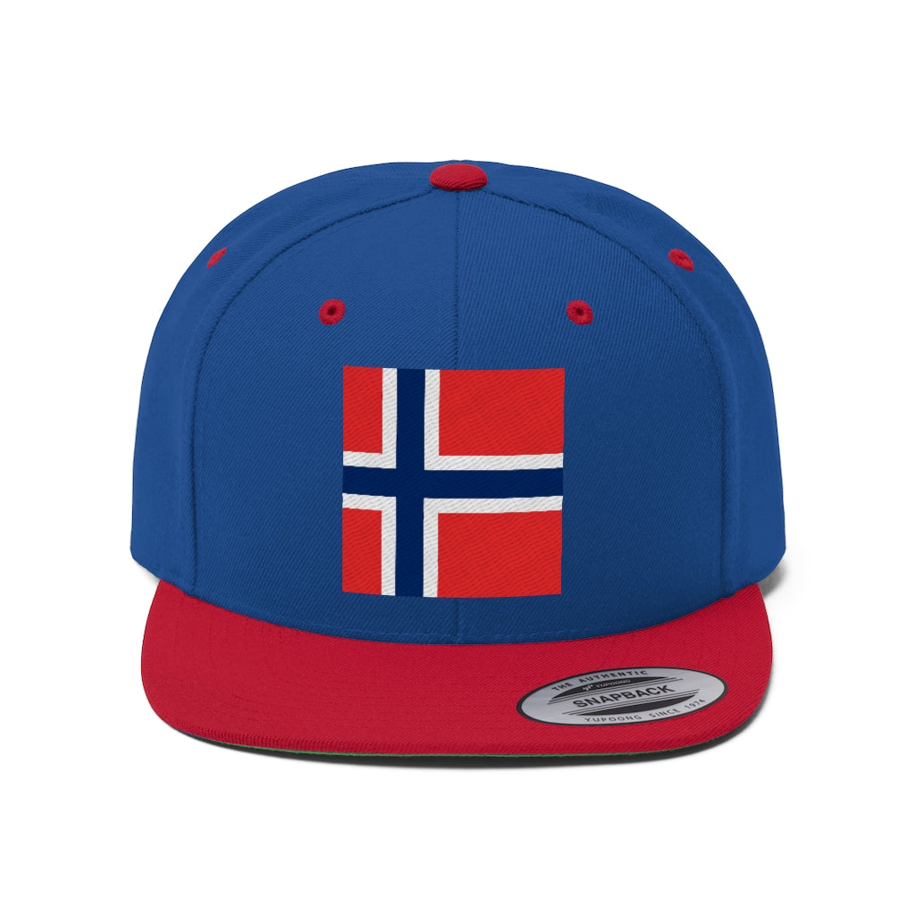 NORWAY Unisex Flat Bill Hat