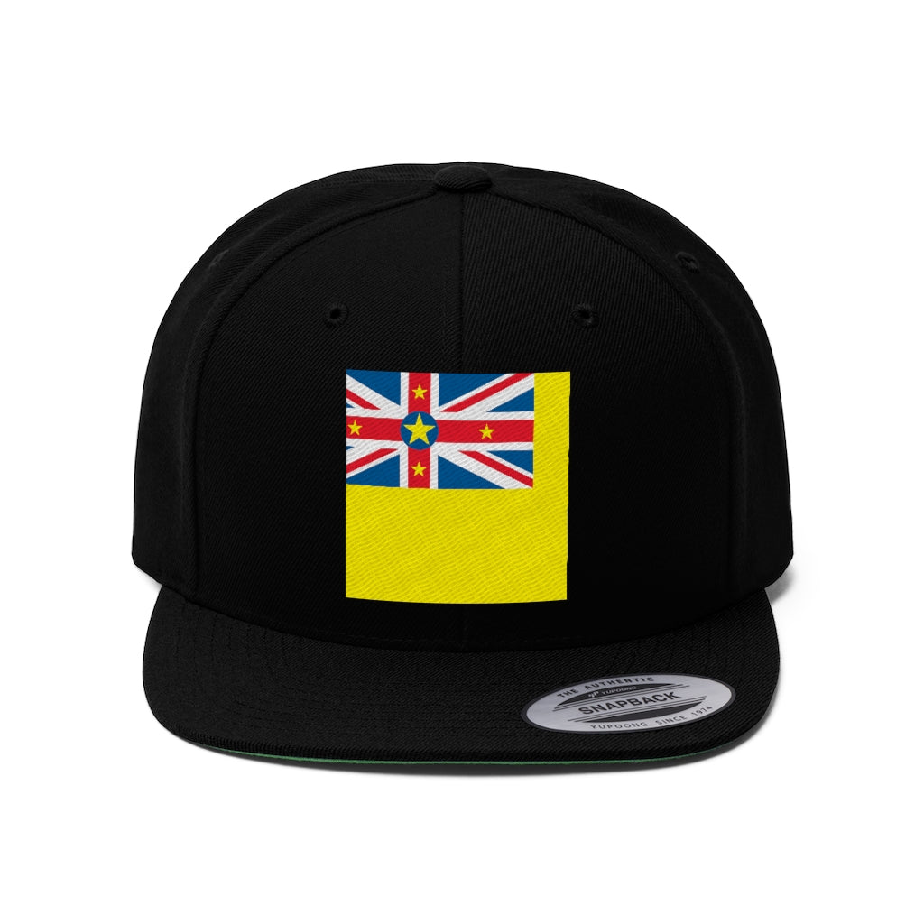 NIUE Unisex Flat Bill Hat