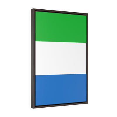 SIERRA LEONE Vertical Framed Premium Gallery Wrap Canvas