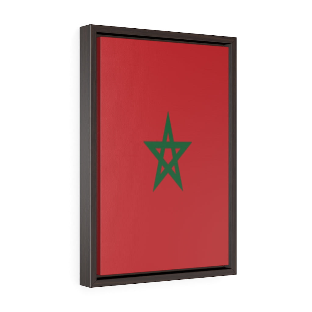 MOROCCO Vertical Framed Premium Gallery Wrap Canvas