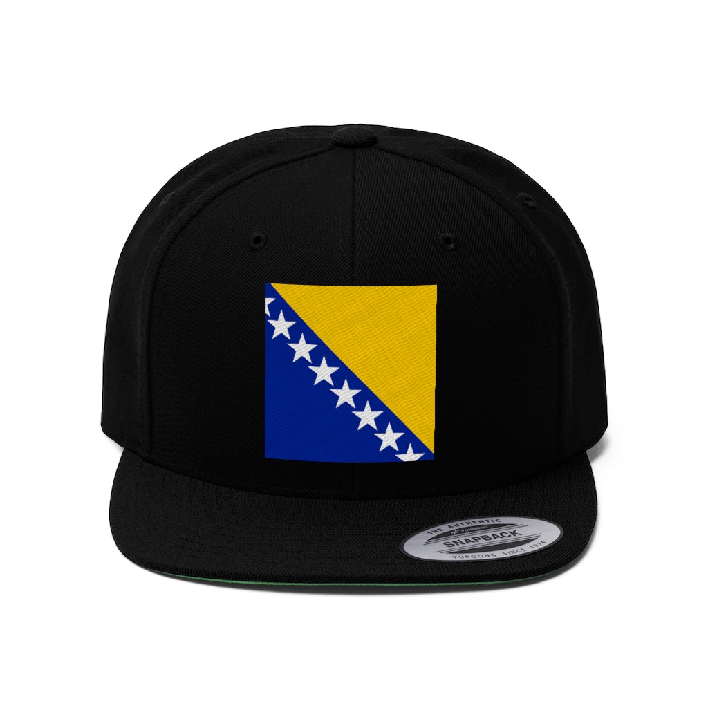 BOSNIA Unisex Flat Bill Hat