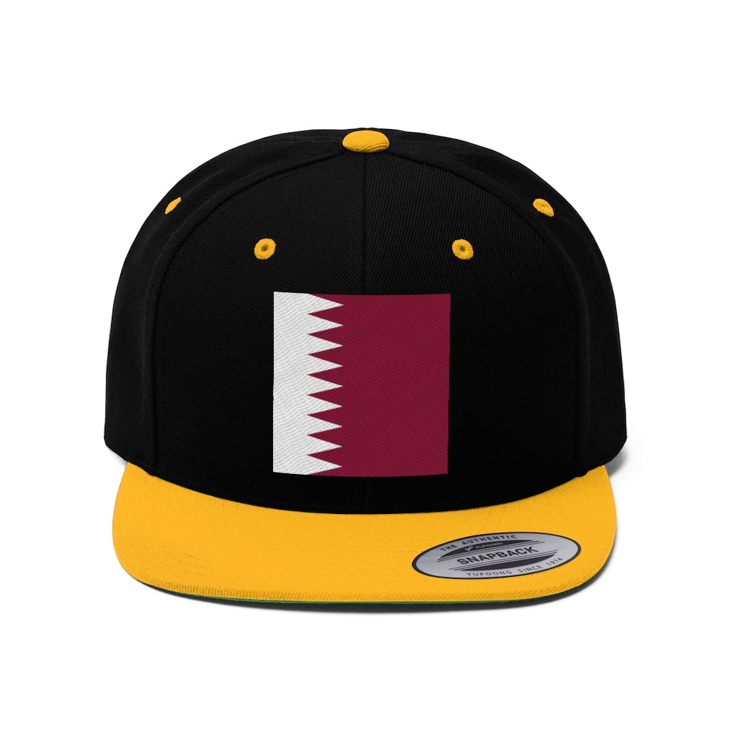 QATAR Unisex Flat Bill Hat