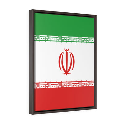 IRAN Vertical Framed Premium Gallery Wrap Canvas