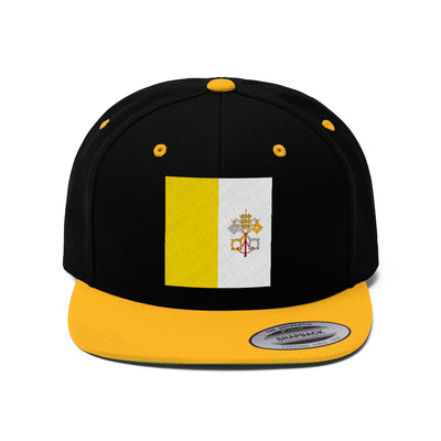 VATICAN CITY Unisex Flat Bill Hat