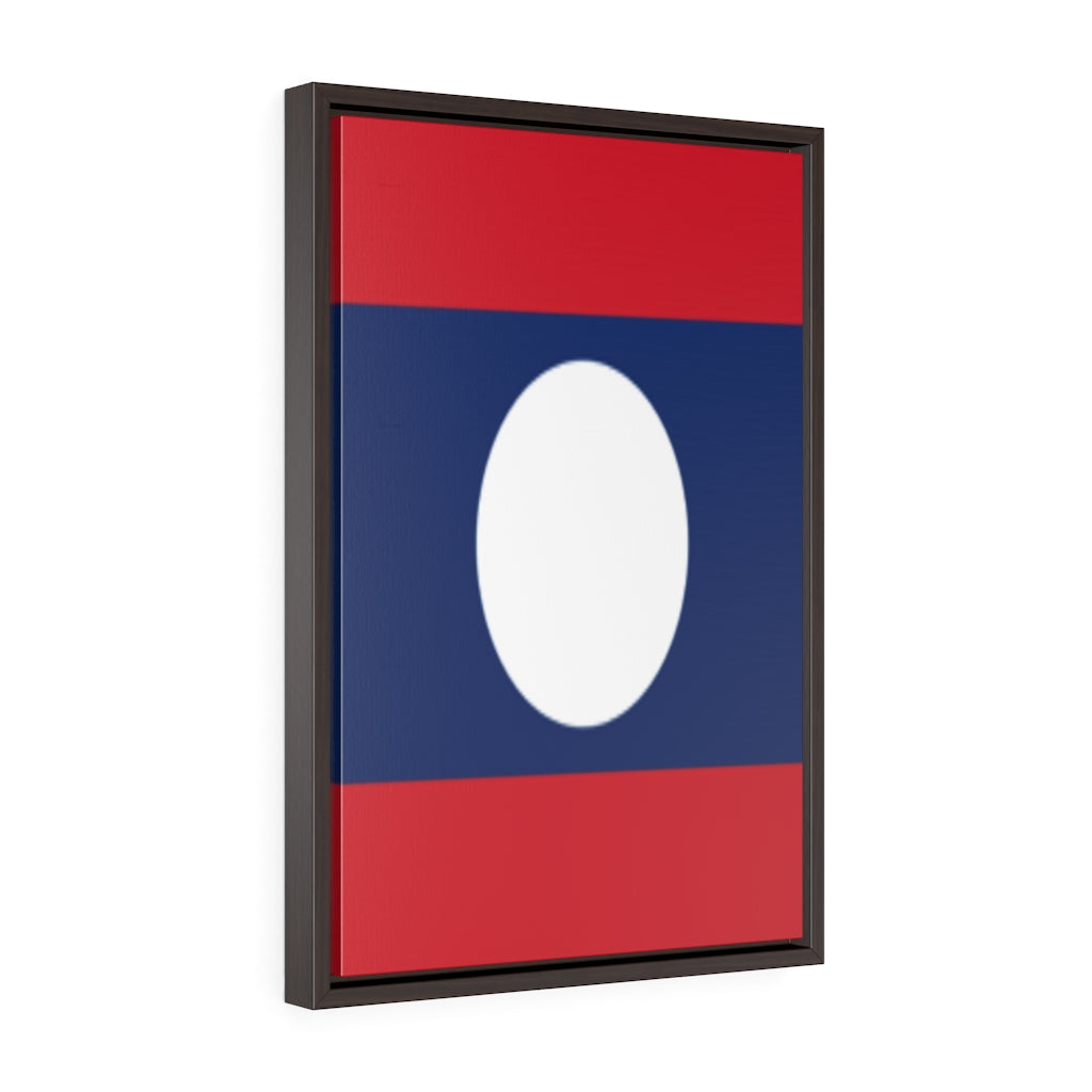 LAOS Vertical Framed Premium Gallery Wrap Canvas