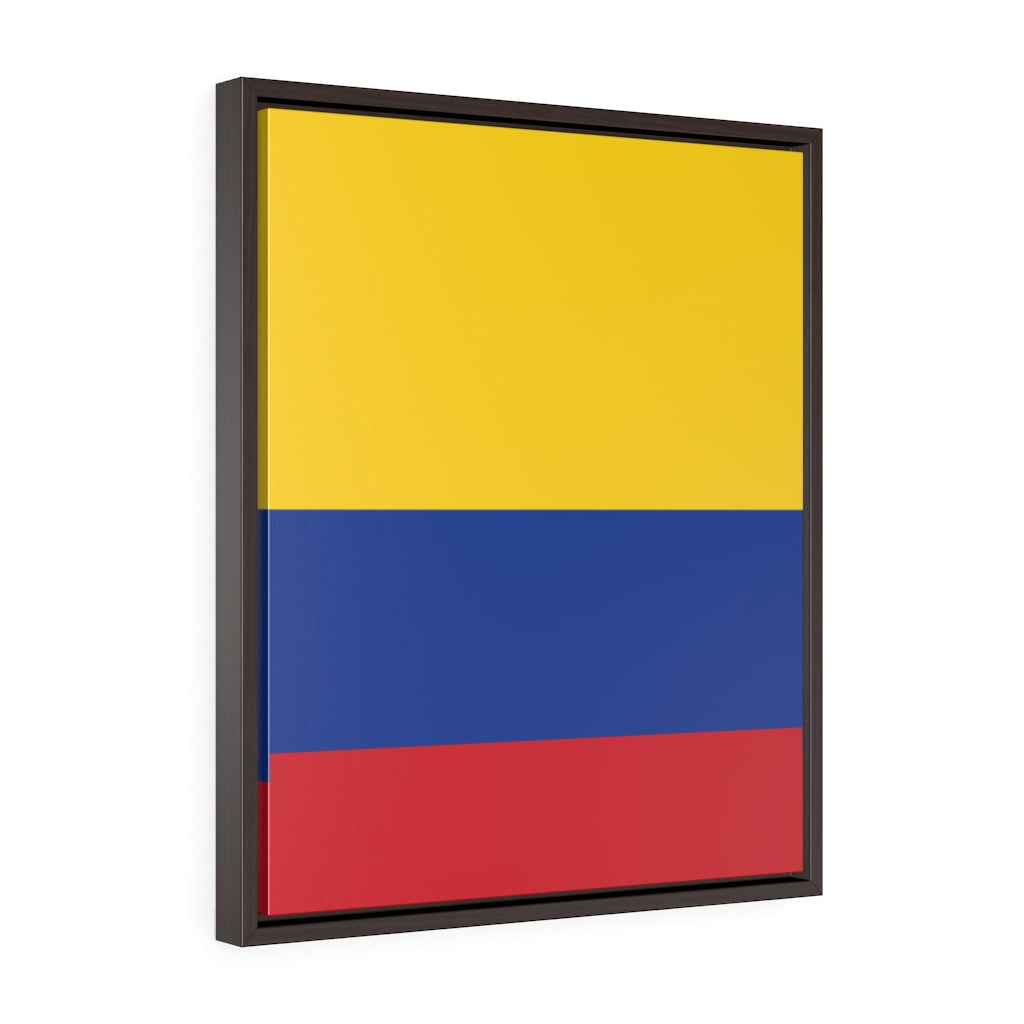 COLOMBIA Vertical Framed Premium Gallery Wrap Canvas