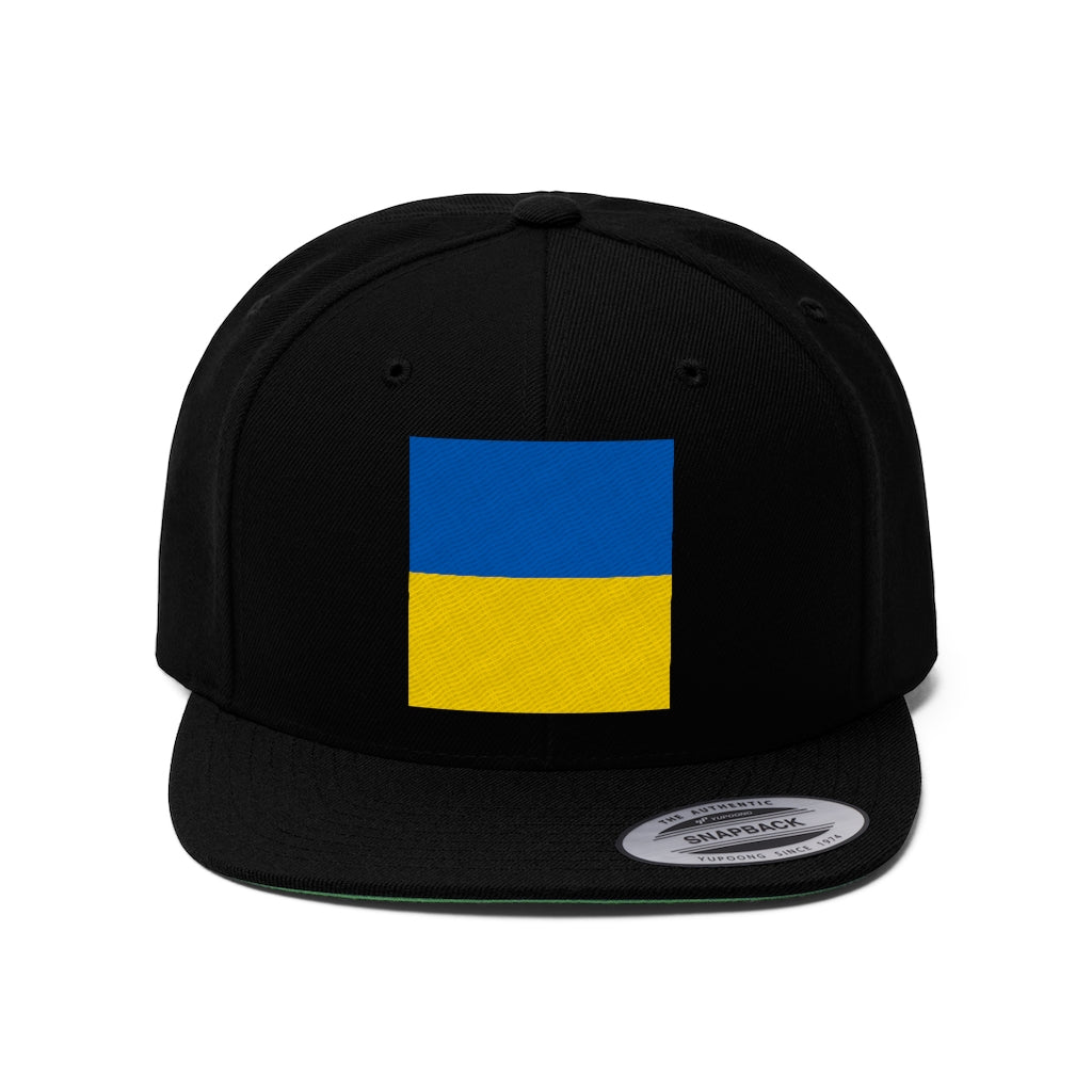 UKRAINE Unisex Flat Bill Hat