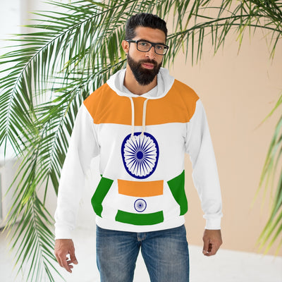 India AOP Unisex Pullover Hoodie