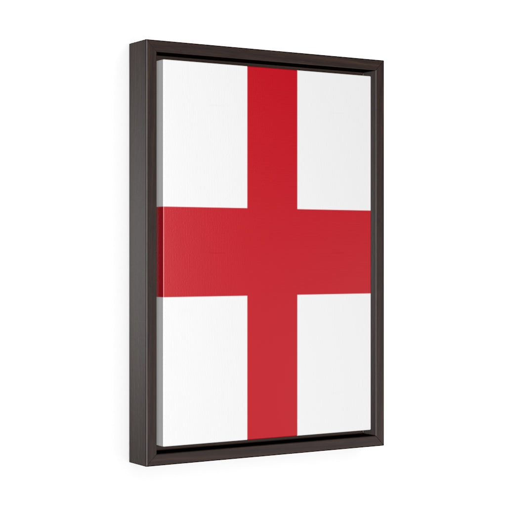 England Vertical Framed Premium Gallery Wrap Canvas