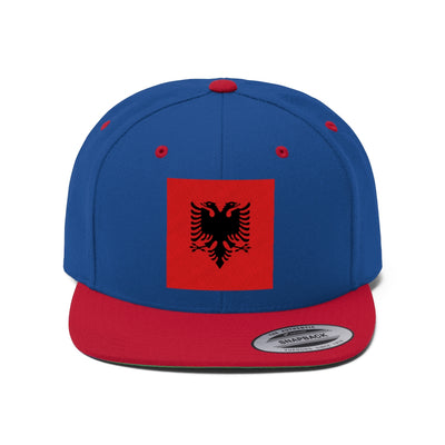 ALBANIA Unisex Flat Bill Hat