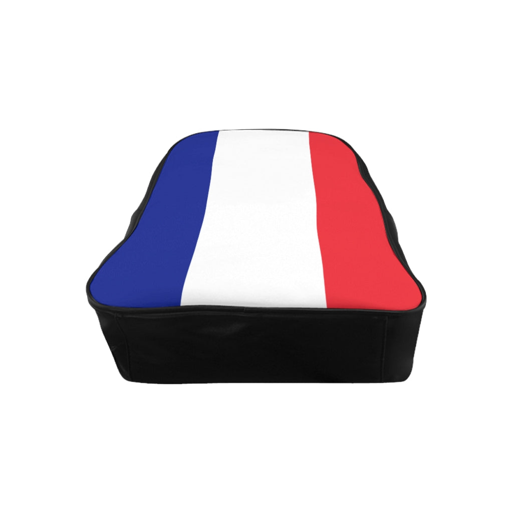 FRANCE FLAG School Backpack