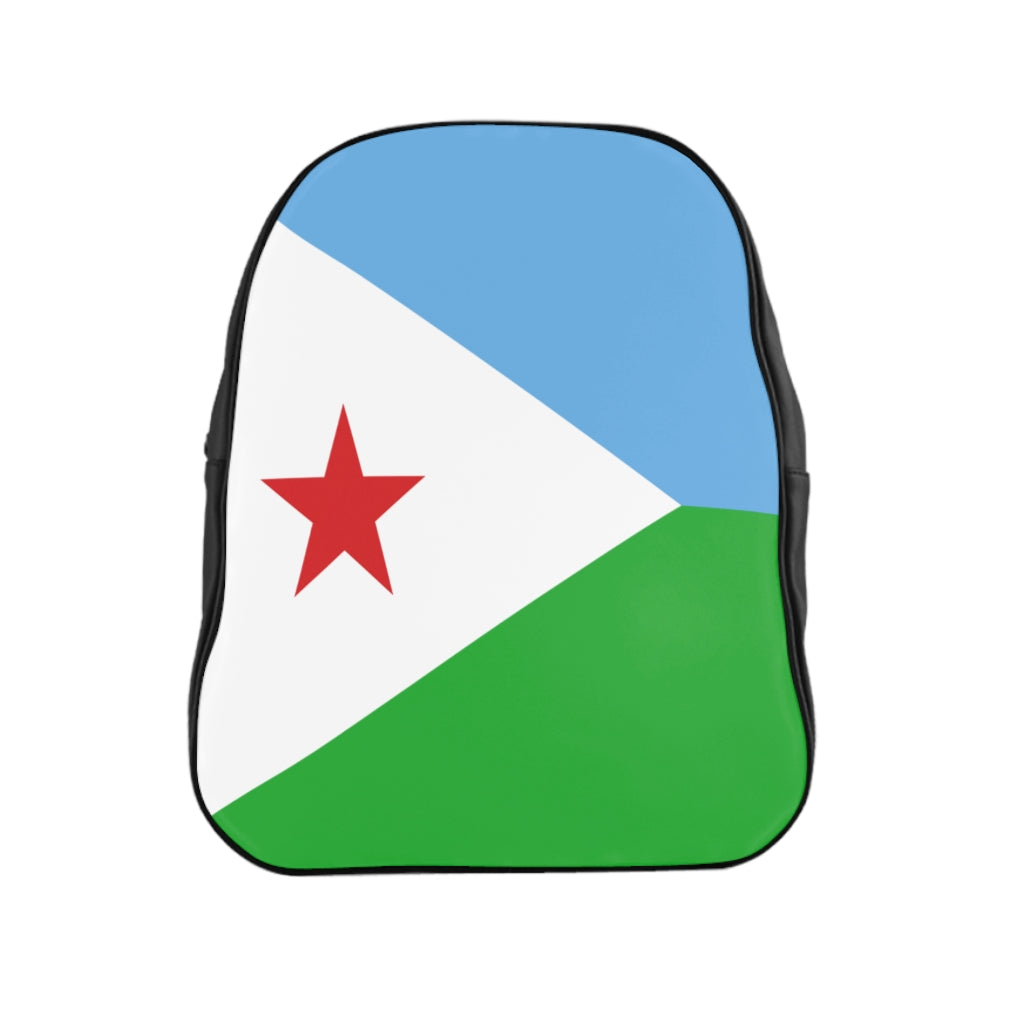 DJIBOUTI FLAG School Backpack