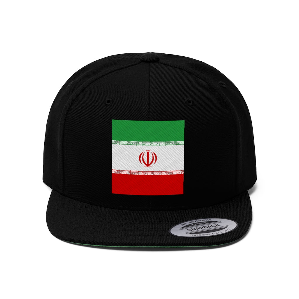 IRAN Unisex Flat Bill Hat