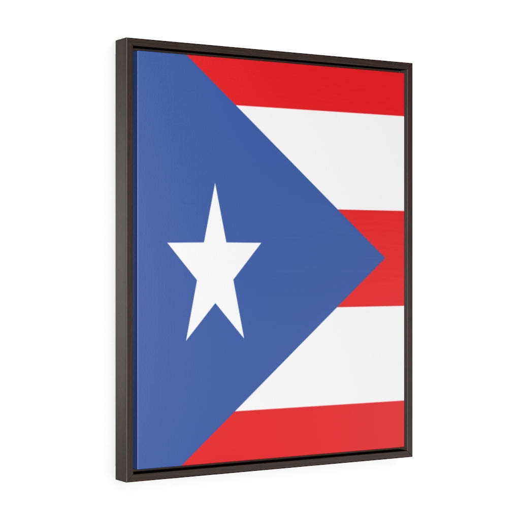 PUERTO RICO Vertical Framed Premium Gallery Wrap Canvas