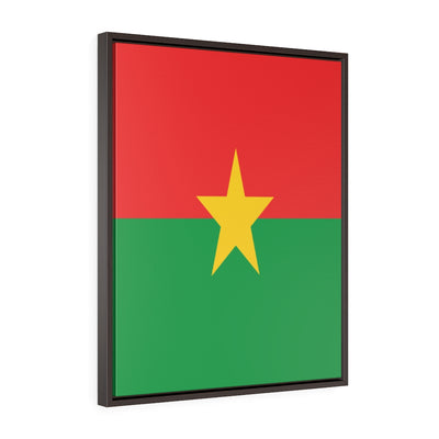 BURKINA FASO Vertical Framed Premium Gallery Wrap Canvas