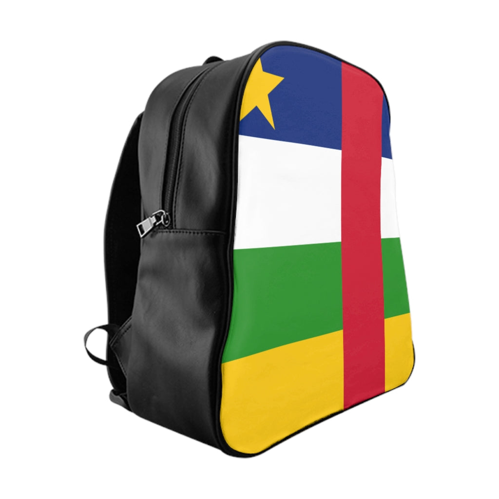 CENTRAL AFRICAN REPUBLIC FLAGSchool Backpack