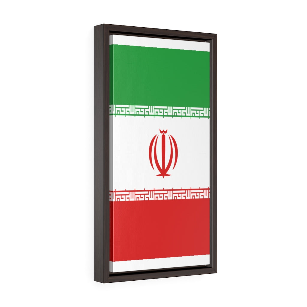 IRAN Vertical Framed Premium Gallery Wrap Canvas