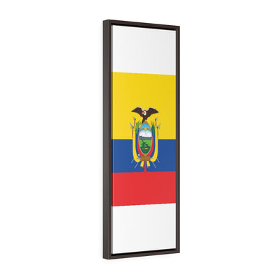 ECUADOR Vertical Framed Premium Gallery Wrap Canvas