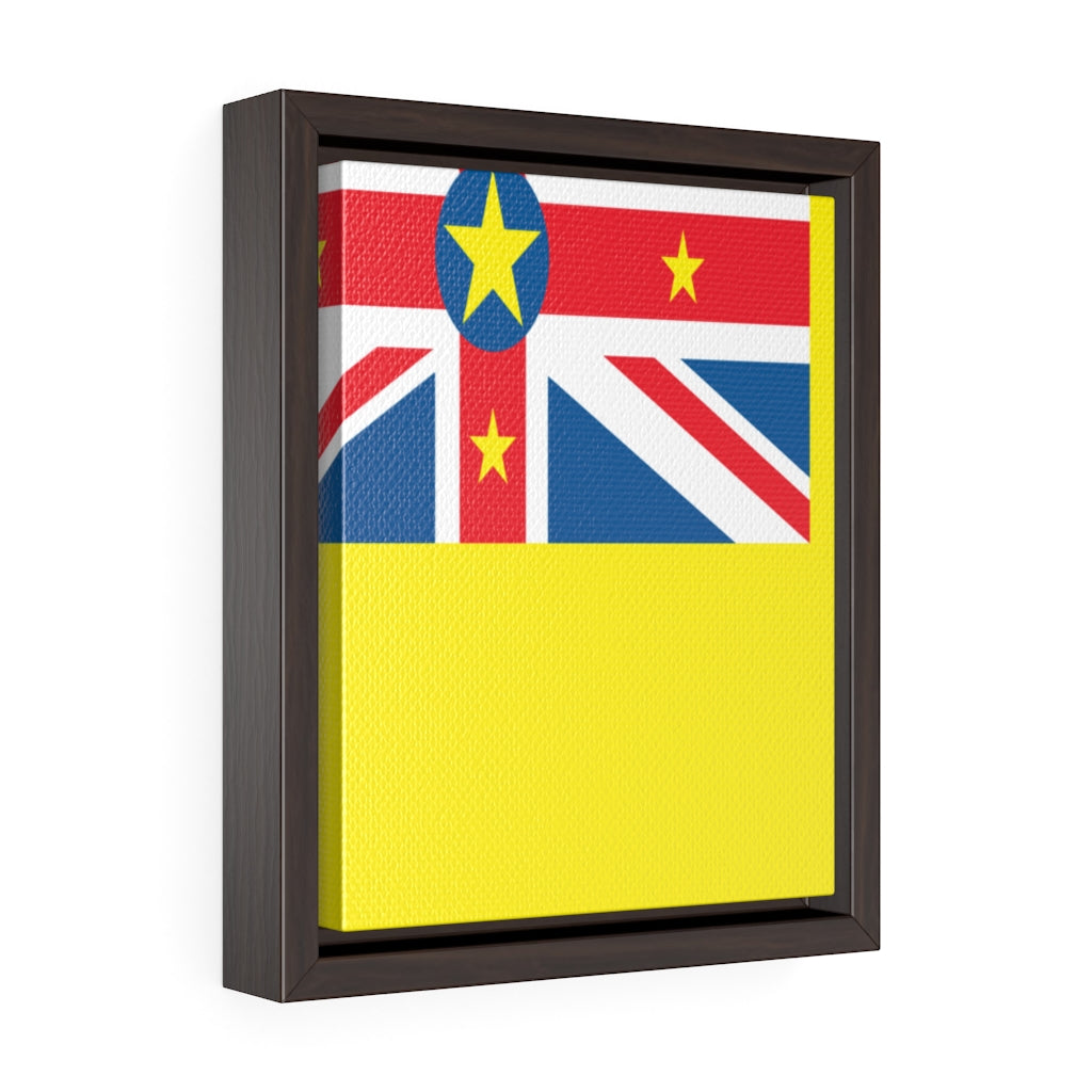 NIUE Vertical Framed Premium Gallery Wrap Canvas