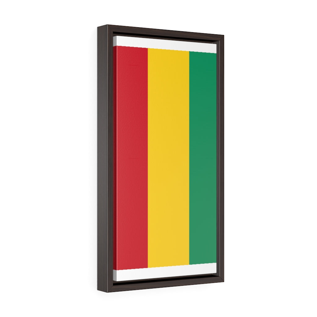 GUINEA Vertical Framed Premium Gallery Wrap Canvas