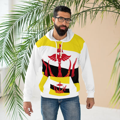 Brunei AOP Unisex Pullover Hoodie