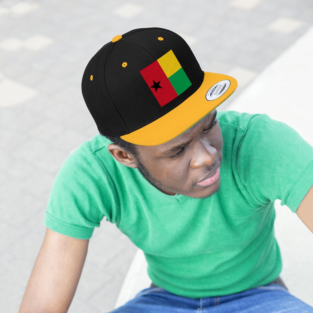 GUINEA-BISSAU Unisex Flat Bill Hat