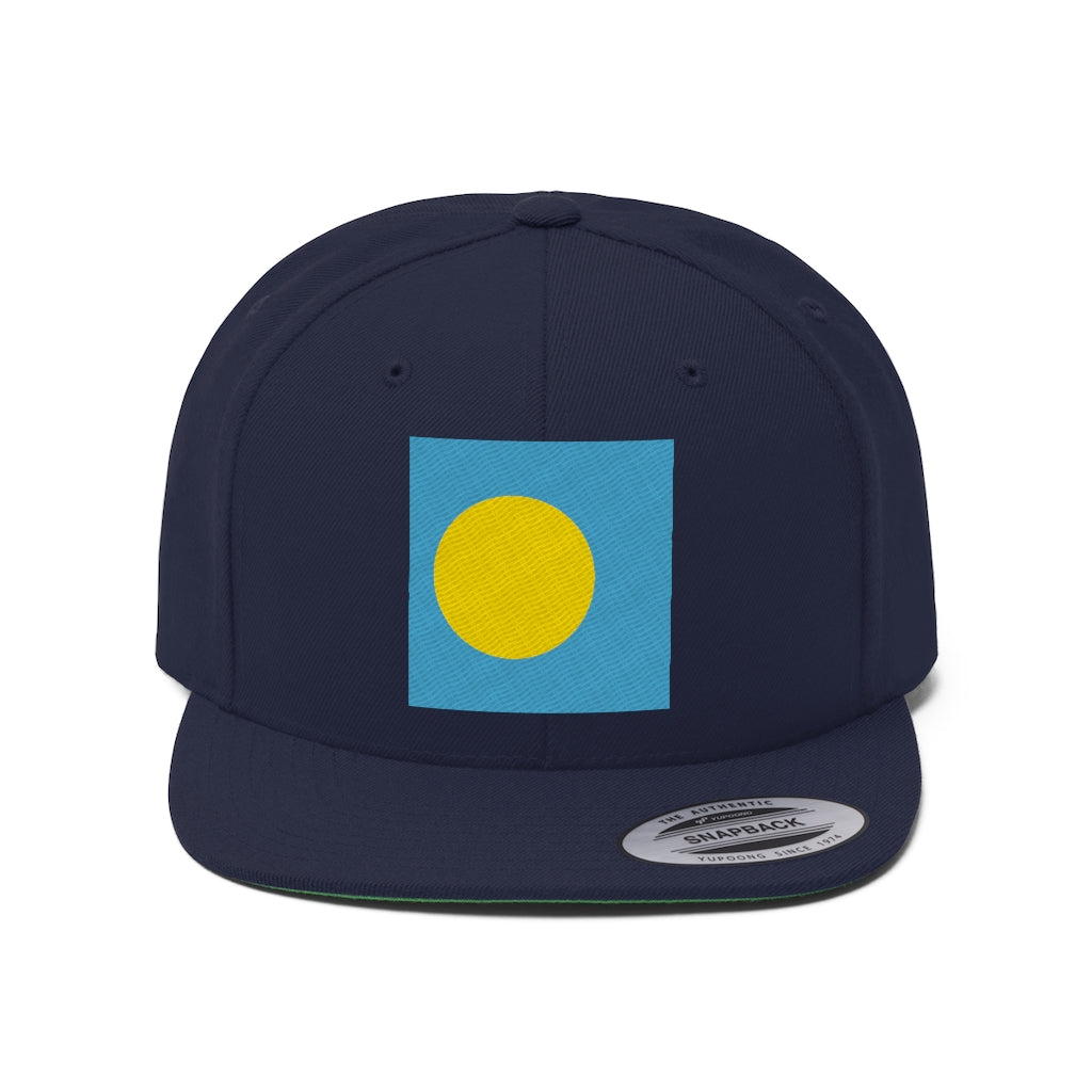 PALAU Unisex Flat Bill Hat