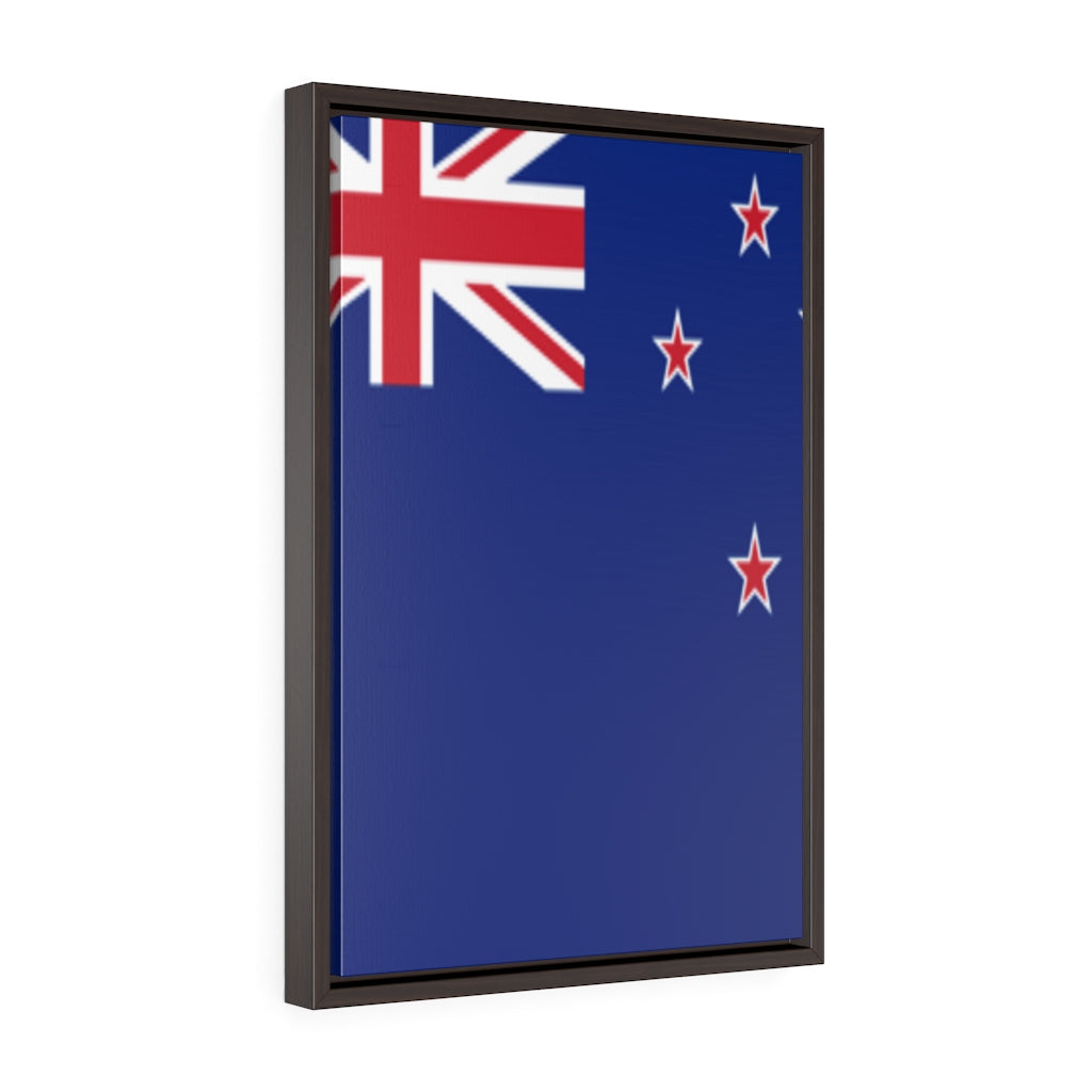 NEW ZEALAND Vertical Framed Premium Gallery Wrap Canvas