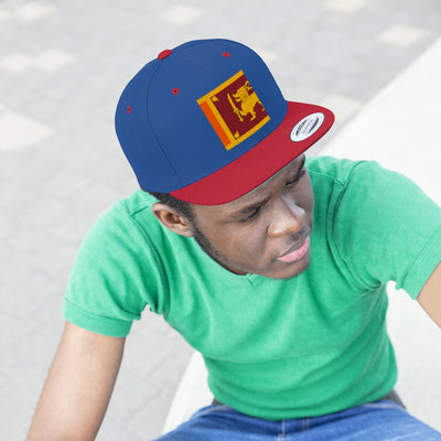 SRI LANKA Unisex Flat Bill Hat