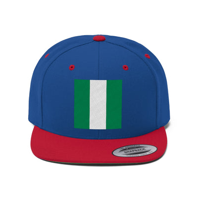 NIGERIA Unisex Flat Bill Hat