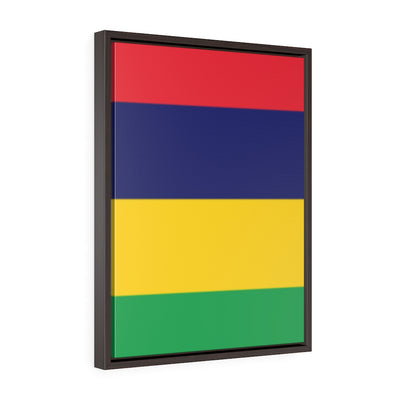 MAURITIUS Vertical Framed Premium Gallery Wrap Canvas