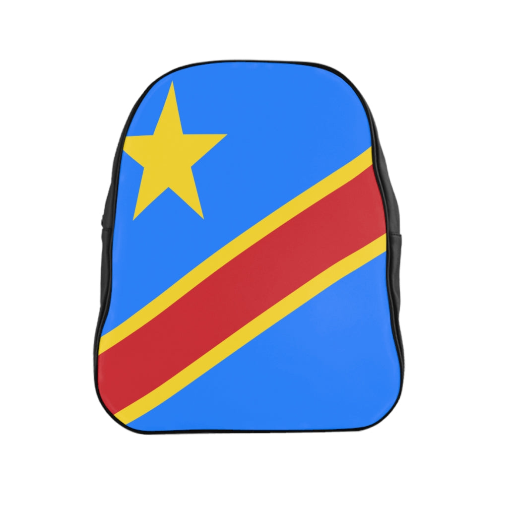 CONGO DEMOCRATIC REPUBLIC FLAG School Backpack