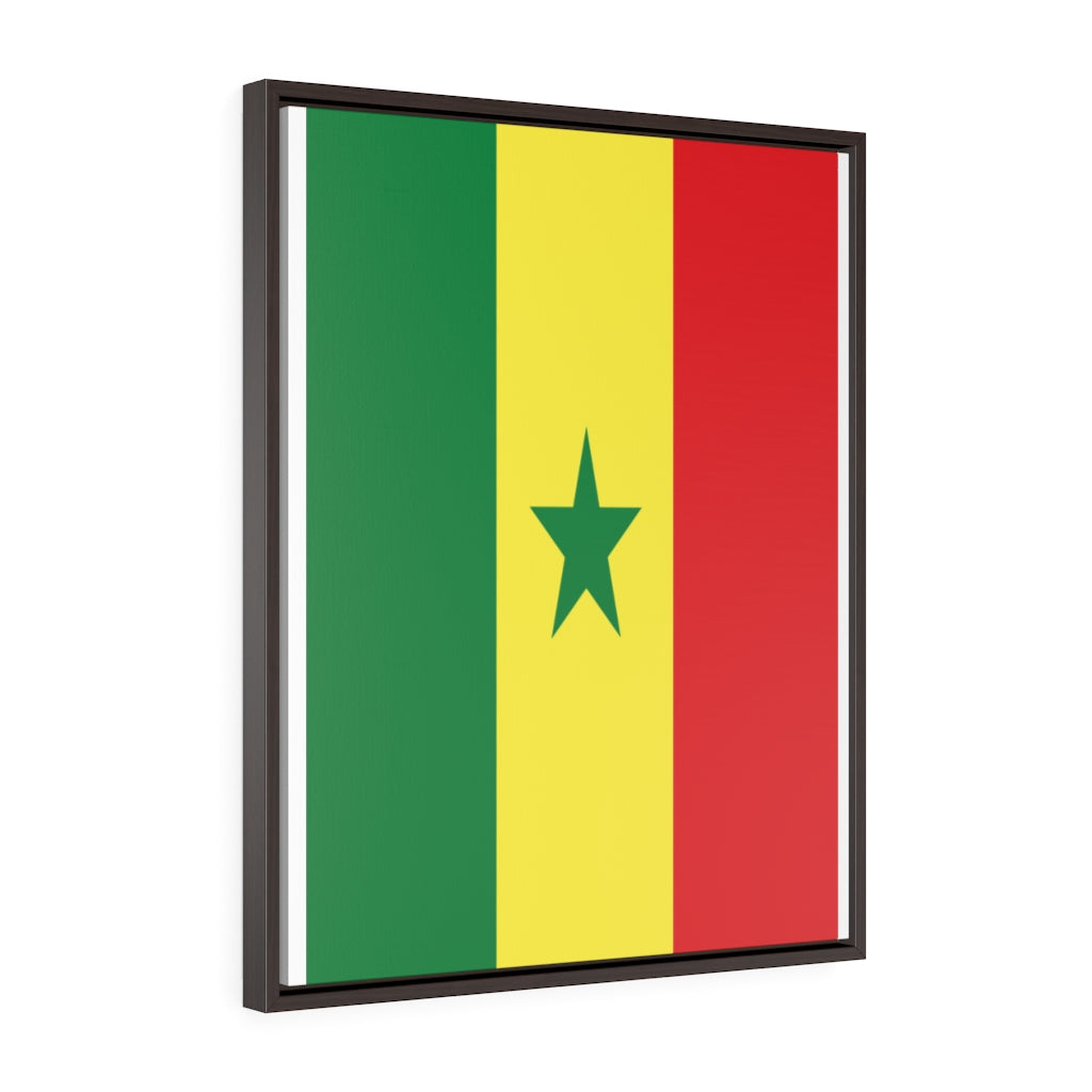 SENEGAL Vertical Framed Premium Gallery Wrap Canvas