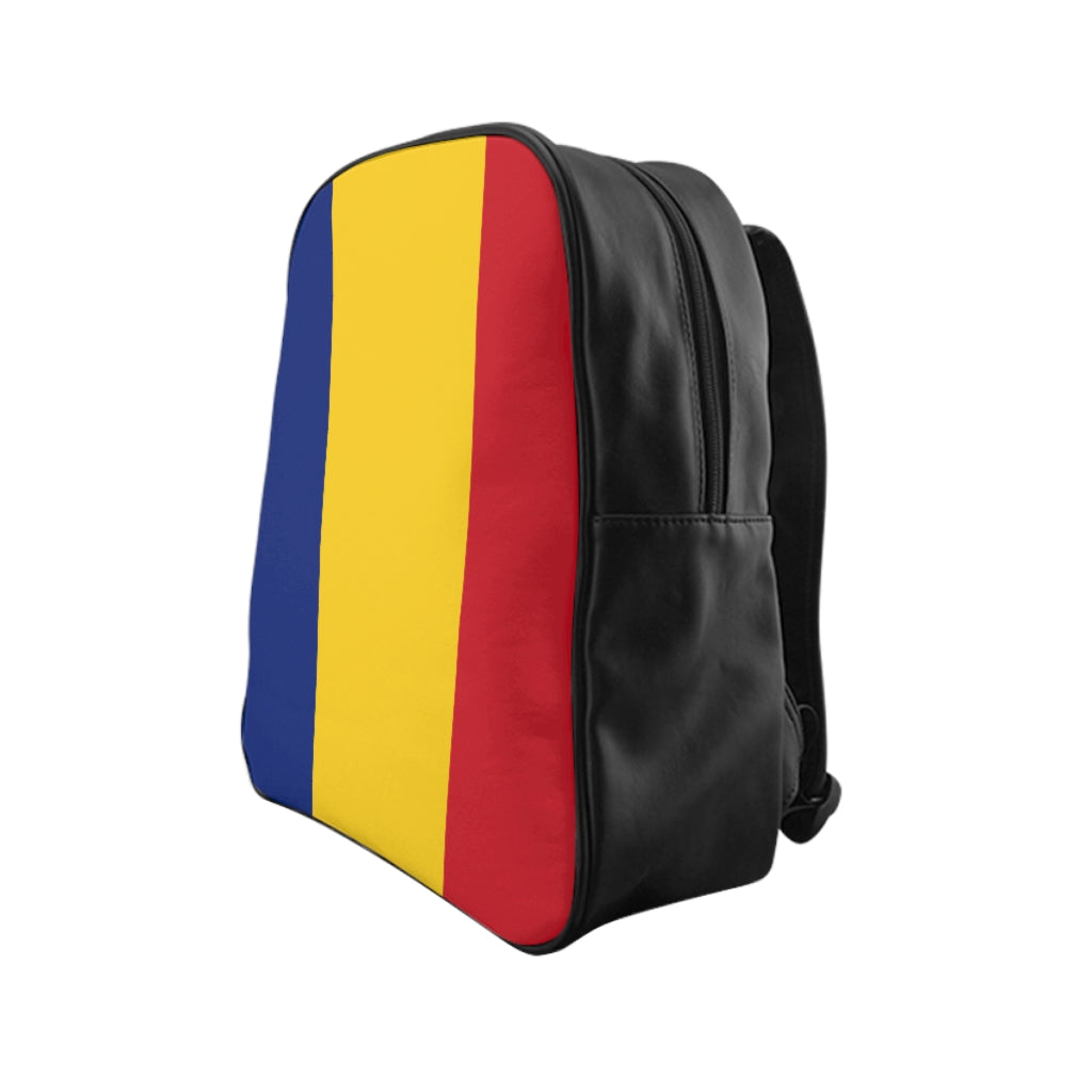 ROMANIA FLAG School Backpack