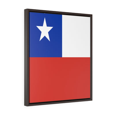 CHILE Vertical Framed Premium Gallery Wrap Canvas