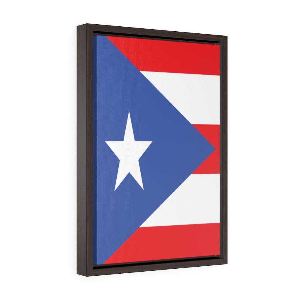 PUERTO RICO Vertical Framed Premium Gallery Wrap Canvas