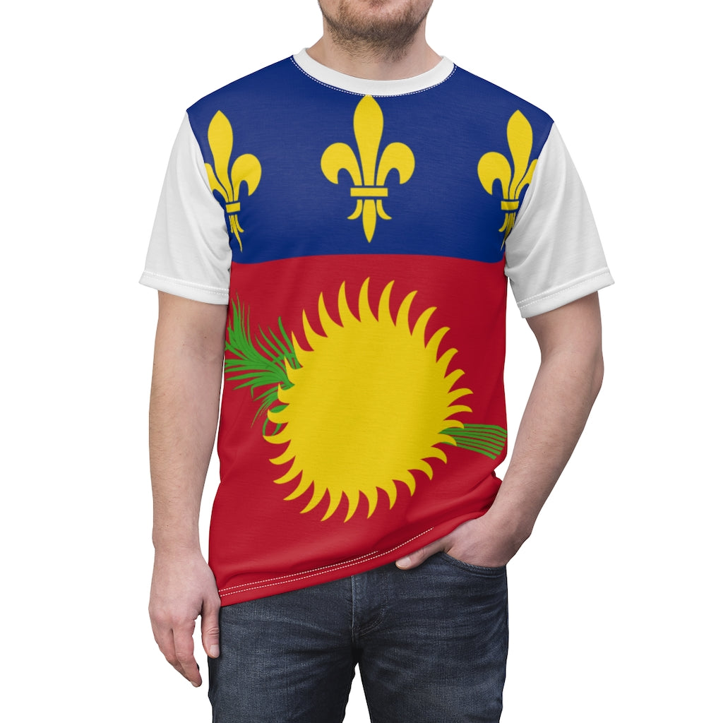 Guadeloupe Unisex AOP Cut & Sew Tee