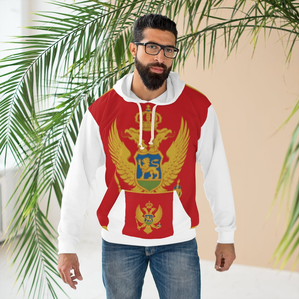 Montenegro AOP Unisex Pullover Hoodie