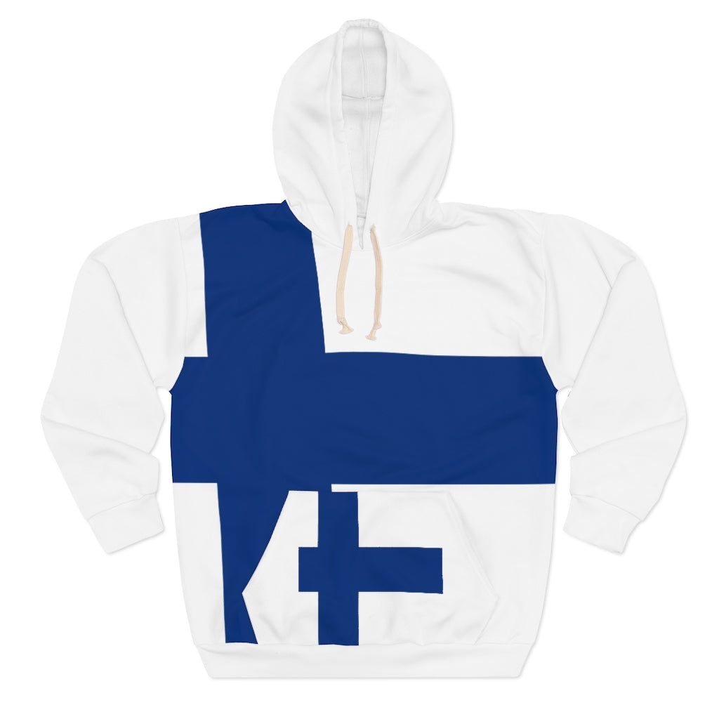 Finland AOP Unisex Pullover Hoodie