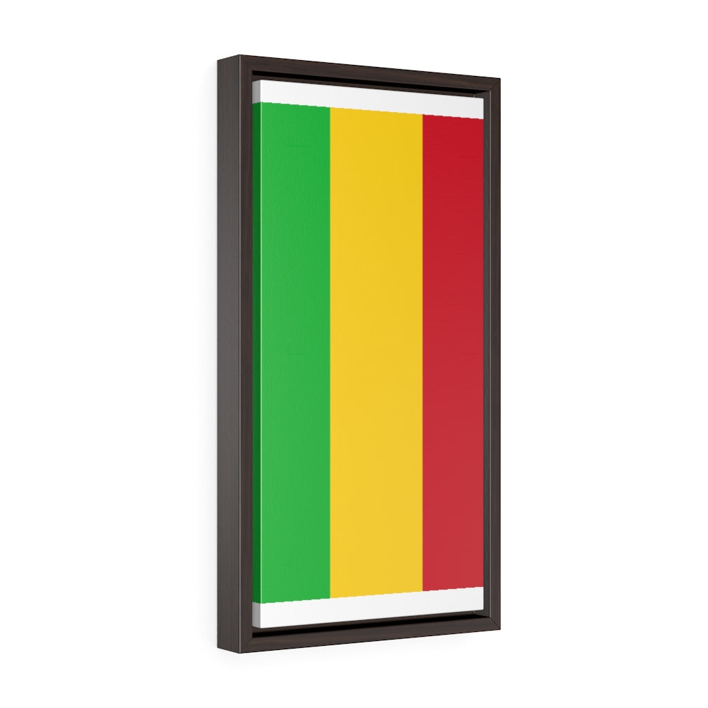 MALI Vertical Framed Premium Gallery Wrap Canvas