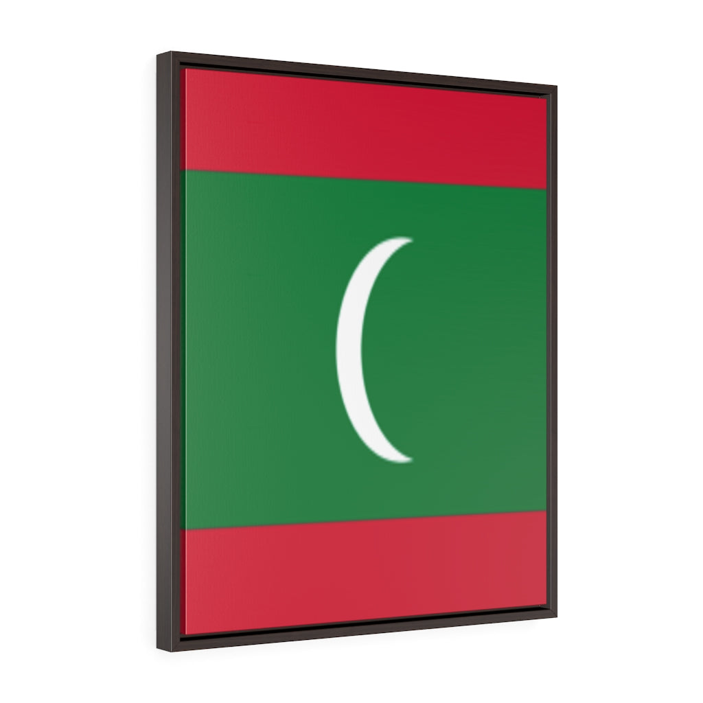 MALDIVES Vertical Framed Premium Gallery Wrap Canvas