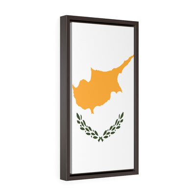 CYPRUS Vertical Framed Premium Gallery Wrap Canvas