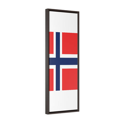 NORWAY Vertical Framed Premium Gallery Wrap Canvas