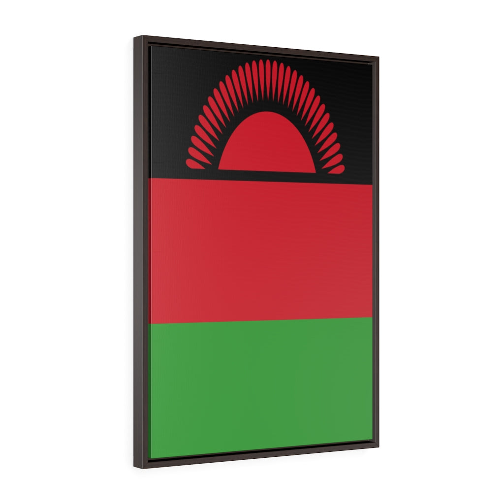 MALAWI Vertical Framed Premium Gallery Wrap Canvas