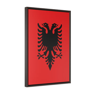 ALBANIA Vertical Framed Premium Gallery Wrap Canvas