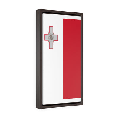 MALTA Vertical Framed Premium Gallery Wrap Canvas