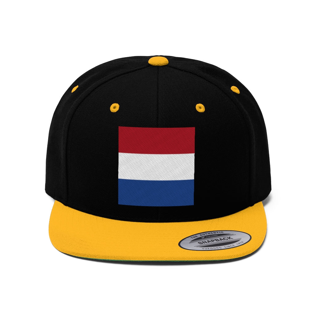 NETHERLANDS Unisex Flat Bill Hat