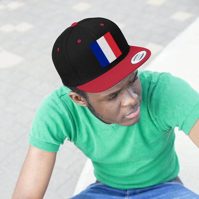 FRANCE Unisex Flat Bill Hat