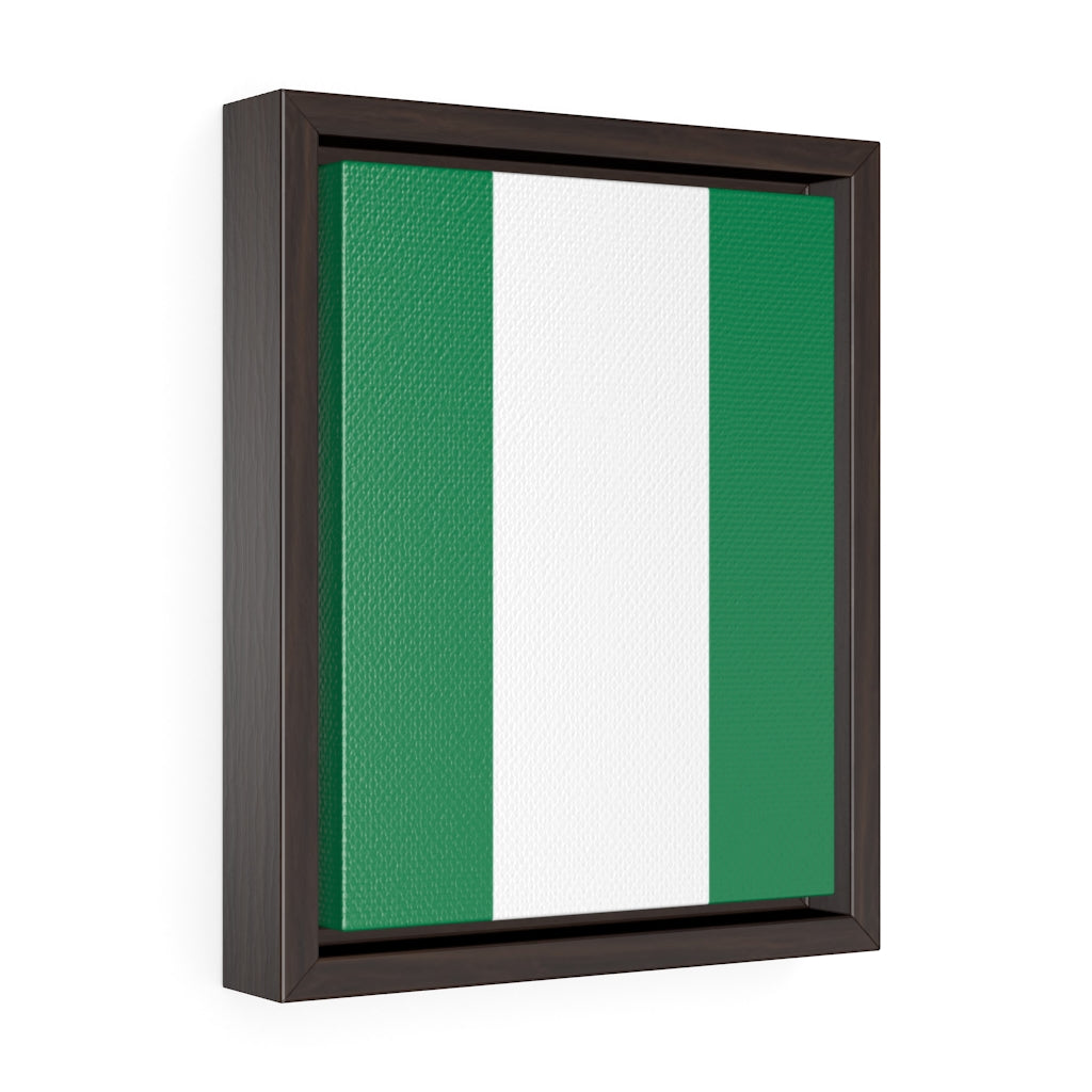 NIGERIA Vertical Framed Premium Gallery Wrap Canvas